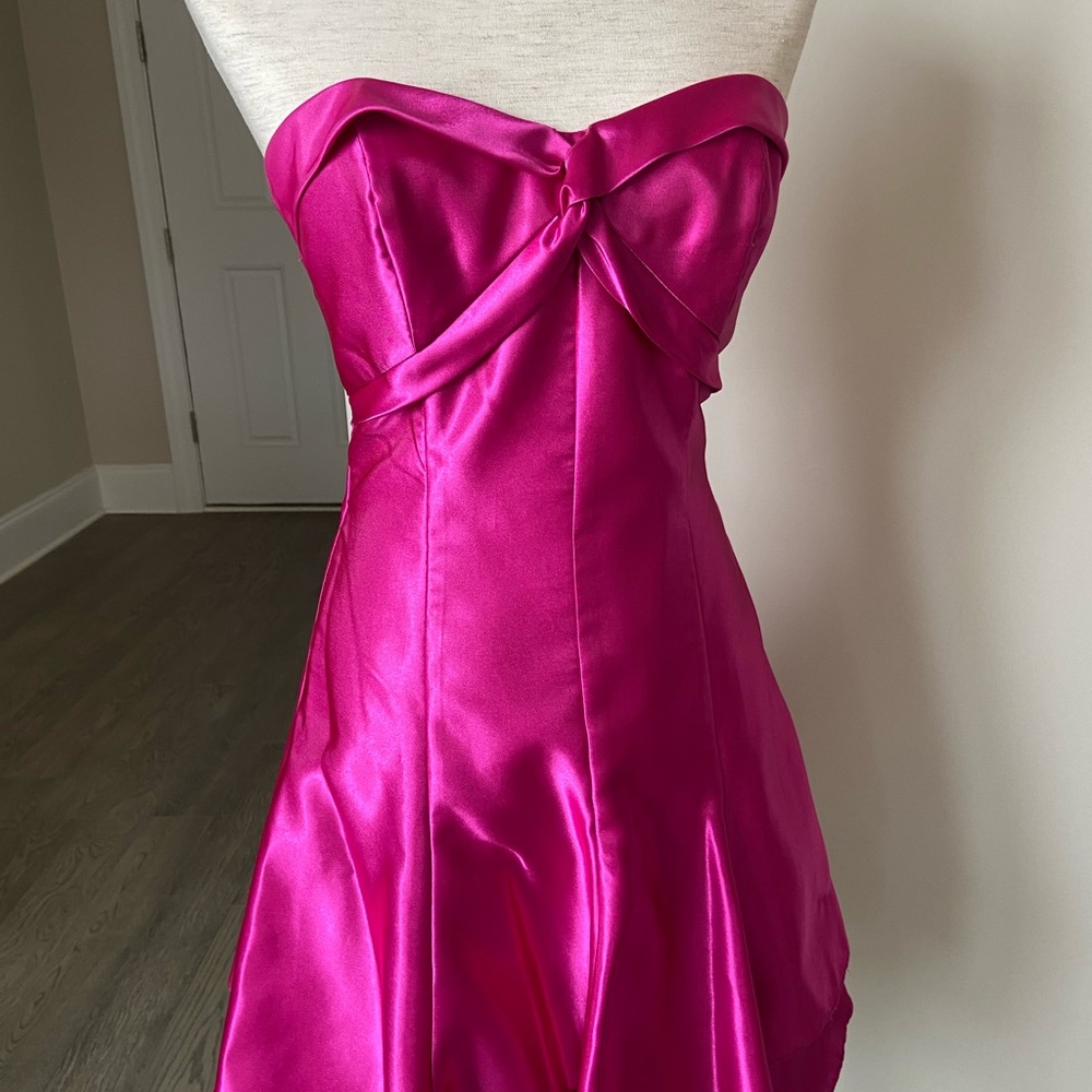 💕Jessica McClintock Fuchsia Pink Party Dress EUC